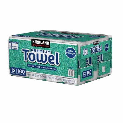 画像1: カークランドシグネチャー ペーパータオル 12ロール Kirkland Signature Paper Towel 12 Rolls