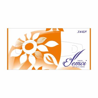 画像2: エルモア ティシュー 200組 1ケース5箱入り x 12パック Ellemoi Tissue 200ct 5 boxes per case x 12 pack