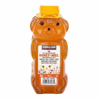 画像1: カークランドシグネチャー はちみつ ベアージャグ 750g x 3本 Kirkland Signature Honey Bear 750g x 3