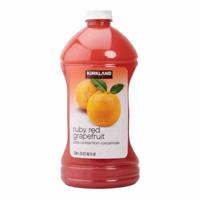 画像1: カークランドシグネチャー ルビーレッドグレープフルーツ ジュース 2.8L x 2本 Kirkland Signature Rubyred Grapefruit 96z x 2bottle