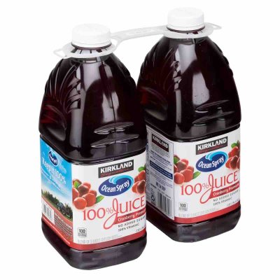 画像1: カークランドシグネチャー クランベリー＆フルーツミックス濃縮還元ジュース Kirkland Signature Ocean Spray Cranberry Mix 2.83L x 2 bottle