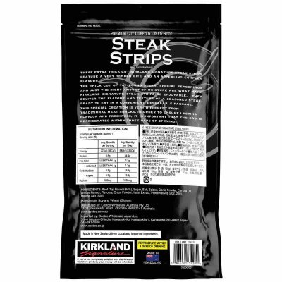 画像1: カークランドシグネチャー ステーキ ストリップス 300g Kirkland Signature Steak Strips 12oz 300g