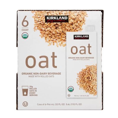 画像1: カークランドシグネチャー オーガニック オーツ飲料 946ml x 6本 Kirkland Signature Organic Oat Beverage 946ml x 6pk