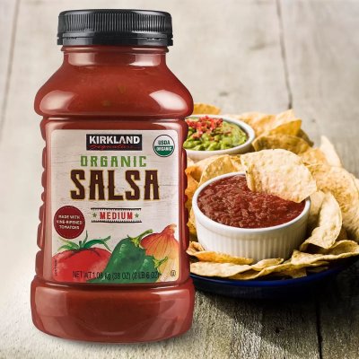 画像1: カークランドシグネチャー オーガニック サルサソース 1.08kg 2本パック Kirkland Signature Organic Salsa Sauce 1.08kg x 2