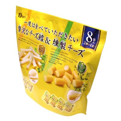 画像1: なとり　贅沢なチーズ鱈 ＆ 燻製チーズ 256g 8袋入 NATORI Luxury Cheese Cod & Smoked Cheese 256g 8Packs