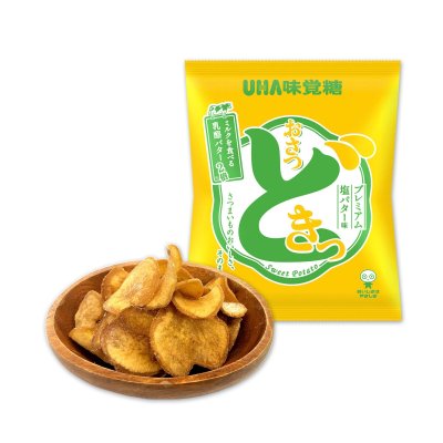 画像2: UHA おさつどきっ プレミアム塩バター味 65g × 10袋入り Sweet Potato Chips Premium Salted Butter Flavor 65g x 10 pack