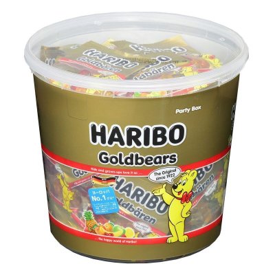 画像1: ハリボー ゴールドベアー ドラム 1000g HARIBO Gold Bear Drum 1000g