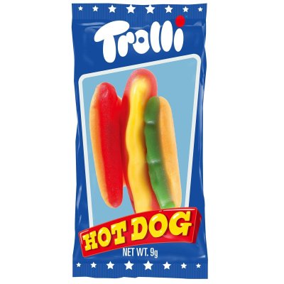 画像1: トローリ ホットドッググミ 60個入り Trolli Hot Dog Gummy 60 Packs