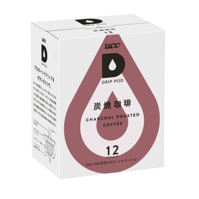 画像1: UCC DRIP POD 炭焼珈琲 12カプセル入 UCC DRIP POD Charcoal Roasted Coffee 12 Capsules