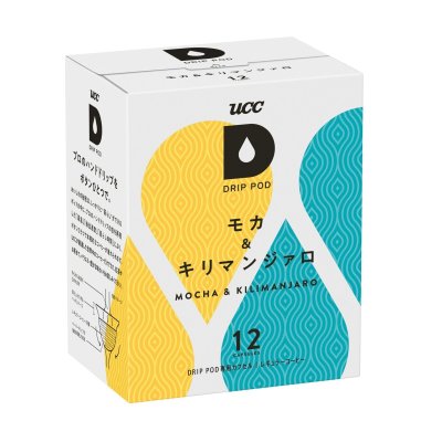 画像1: UCC DRIP POD モカ&キリマンジャロ 12カプセル入 UCC DRIP POD Mocha & kilimanjaro 12 Capsules