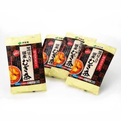 画像1: 伊藤園黒豆入り国産麦茶 30袋 x 4 ITO EN Barley Tea with Black Bean 30 bags x 4