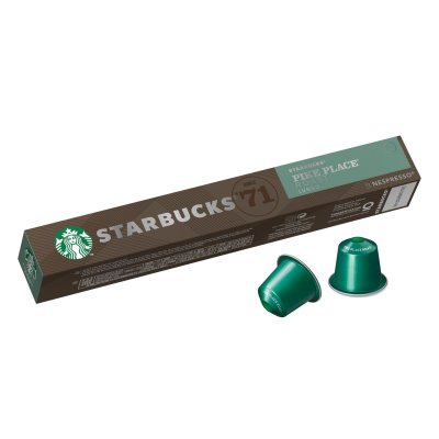 画像1: スターバックス ネスプレッソ互換カプセル パイクプレイスロースト 10カプセル入 Starbucks Pike Place Roast 10 Capsules for Nespresso