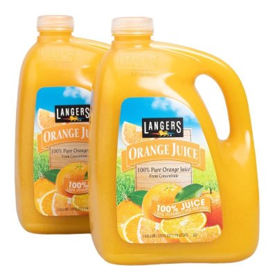 画像1: ランガース オレンジジュース 3.78L x 2 LANGERS ORANGE JUICE 3.78L x 2