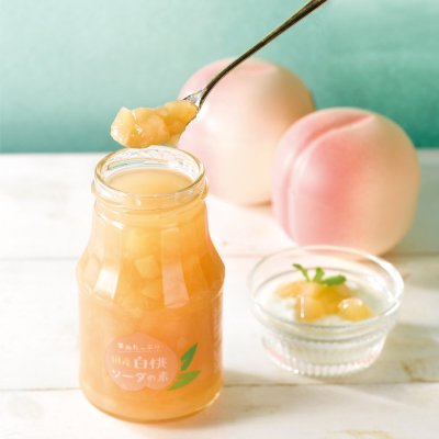 画像2: 国産白桃ソーダの素 PEACH CONCENTRATE