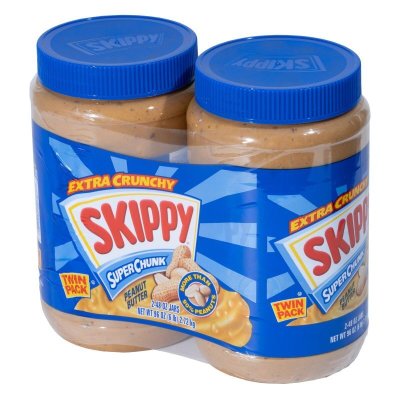 画像1: スキッピー ピーナッツバターチャンク 1.36kg x 2個 SKIPPY Peanut Butter Chunk 1.36kg x 2