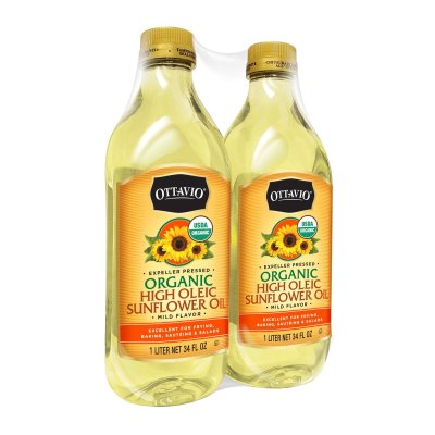 画像1: オッタビオ オーガニックサンフラワーオイル 920g x 2本 OTTAVIO ORGANIC SUNFLOWER OIL 920g x 2