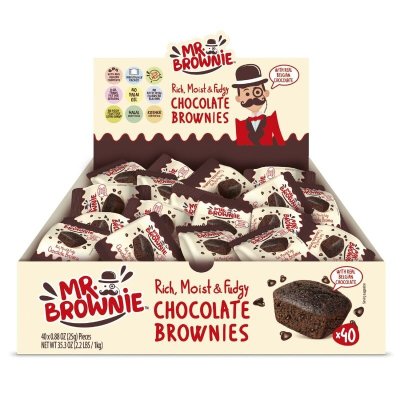 画像1: ミスターブラウニー チョコレートブラウニー 40個入り Mr. Brownie Chocolate Brownie 40 pieces