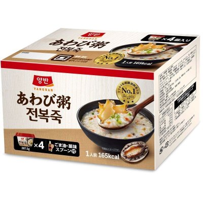 画像1: 東遠 あわび粥287.5g x 4個 Dongwon RICE PORRIDGE with ABALONE 287.5g x 4 pack