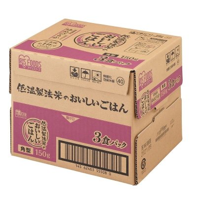 画像2: 低温製法ゆめぴりか パックライス 150g x 24食 Yumepirika Pack Rice 150g x 24 Pack