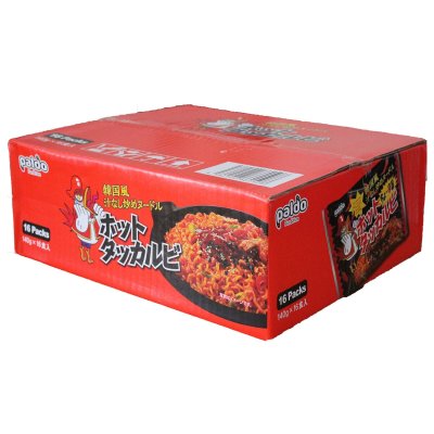 画像1: ホットタッカルビ袋麺 16袋 HOT DAK GALBI NOODLE 16PACKS