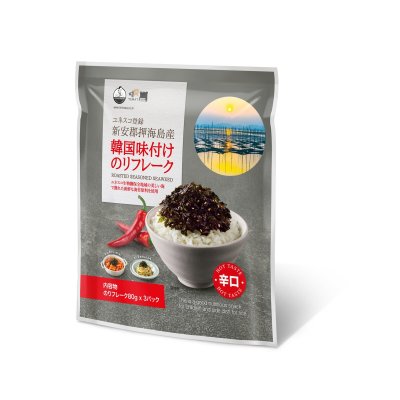 画像1: 韓国味付けのりフレーク 辛口 80g x 3袋 KOREAN SEAWEED FLAKE HOT　80g x 3 bags