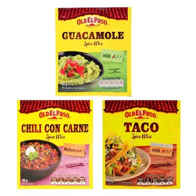 画像1: OLD EL PASO シーズニグアソート 3種類 各3袋 OLD EL PASO Seasoning Assortments