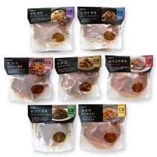 画像1: 【冷凍】李朝園 レンチン韓国ミールセット 7種 170g x 各2個（計14個） Frozen Richouen Korean Instant Meal Set 170g x 2 x 7 kinds (1)