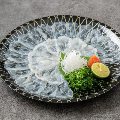 画像2: 【冷凍】玄品 国産とらふぐ刺身 FROZEN THIN-SLICED TORAFUGU SASHIMI