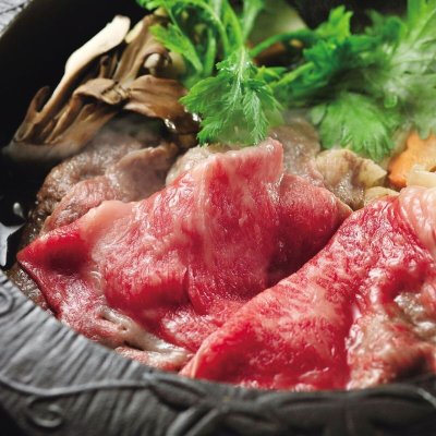 画像1: 【冷凍】米沢牛 肩すき焼用 400g YONEZAWA BEEF SHOULDER SUKIYAKI 400g