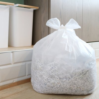 画像2: サニパック ポリ nocoo (ノクー）半透明 45L x 50 枚 Sanipak Trash Bags nocoo 45L x 50 Semi-Transparent Bags