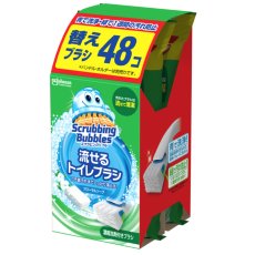 画像2: スクラブイングバブル 流せるトイレブラシ 付替 48個 Scrubbing Bubble Flushable Toilet Brush 48 Pieces (2)