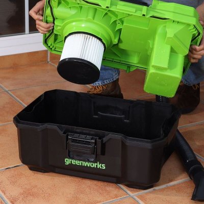 画像1: グリーンワークス（GreenWorks）乾湿クリーナーVUG303 専用フィルターカートリッジ GreenWorks Filter Cartridge for VUG303 Vacuum