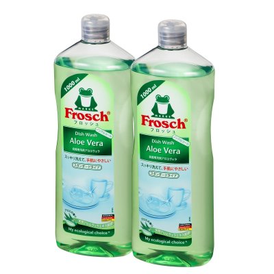 画像1: フロッシュ アロエ ベラ 食器用洗剤 1000ml x 2本 Frosch Aloe Vera Dish Detergent 1000ml x 2 Pack