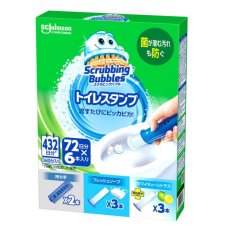 画像2: スクラビングバブル トイレスタンプ 本体２ + 付替 6個 Scrubbing Bubble Toilet Bowl Stamp Cleaner 2 Bottles + 6 Refills (2)