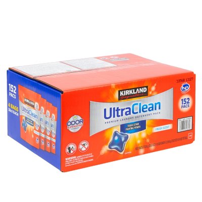 画像1: カークランドシグネチャー ウルトラ クリーン ランドリーパック152個 Kirkland Signature Ultra Clean Laundry Pack 152pacs