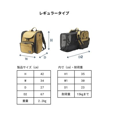 画像2: PFI ペットキャリーバッグ レギュラーサイズ PFI Pet Carry Bag Regular Size