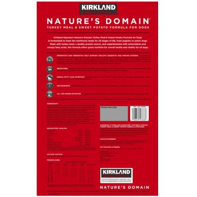 画像1: カークランドシグネチャー 成犬・子犬用 15kg Kirkland Signature Natures Domain Dog Dry Food Adult & Puppy 15kg Turkey, Potato
