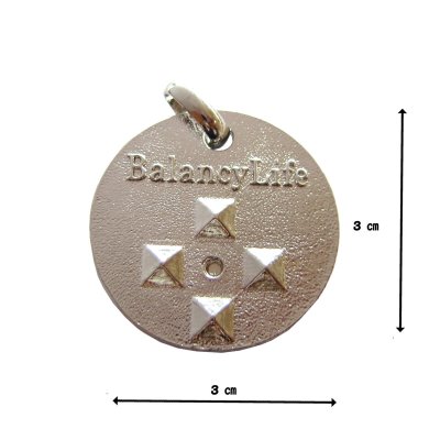 画像1: バランシーライフ シルバー 動物愛好家向け防虫ペンダント Balancy Life Silver Insecticide Pendant for Animal Lover