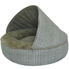 画像2: カークランドシグネチャー ペットベッド 丸形フード付き 約55.88cm Kirkland Signature Round Hood Pet Bed 22 inch (2)