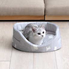 画像1: ひんやり冷たいペットベッド オーバル 46 x 31 x 17cm Cool Pet Bed Oval 46 x 31 x 17cm (1)