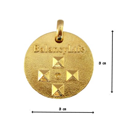 画像1: バランシーライフ ゴールド 動物愛好家向け防虫ペンダント Balancy Life Gold Insecticide Pendant for Animal Lover