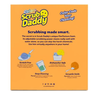 画像1: SCRUB DADDY 食器用スポンジ 8個セット SCRUB DADDY 8 PACK