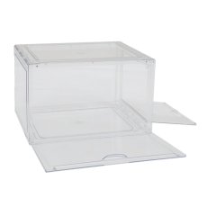 画像2: クリアシューズボックス 4個セット Stackable Shoe Box 4PK (2)