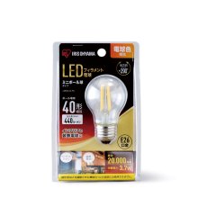 画像3: アイリスオーヤマ LEDミニボール球 E26 40W相当 IRIS OHYAMA LED Mini Ball Bulb E26 40W (3)