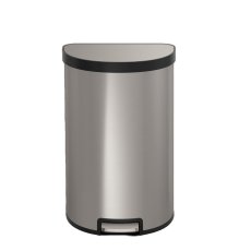 画像1: Kohler（コーラー）45リットルセミラウンドゴミ箱 Kohler 45Litter Semi-Round Stainless Trash Can (1)