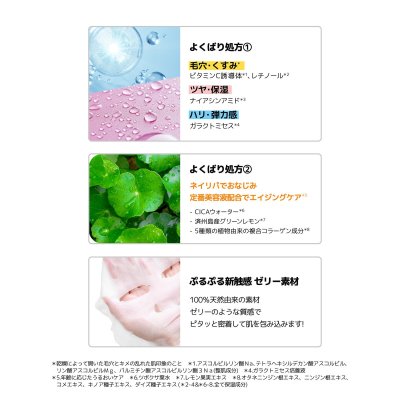 画像1: ネイチャーリパブリック YOKUBARIビタミンマスク (パーフェクトバランシング ビタミンゼリーマスク) 7枚入り NATURE REPUBLIC YOKUBARI Vitamin Mask (Perfect Balancing Vitamin Jelly Mask) 7sheets