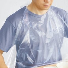 画像4: プラスハート　使い捨て食事用エプロンフラット６０枚 Plus Heart Disposable Apron Flat Type for Meal 60pcs (4)