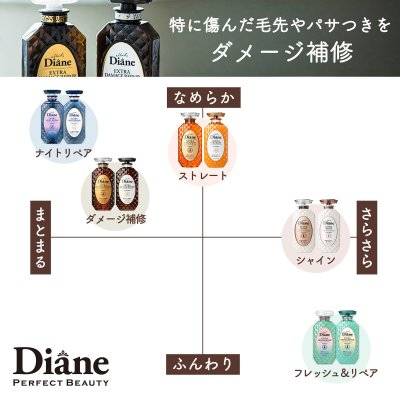 画像2: ダイアン エクストラダメージリペア シャンプー 詰替 2020ml Diane Extra Damage Repair Shampoo Refill 2020ml