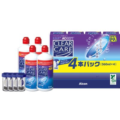 画像2: エーオーセプト クリアケア　360ml x 4本パック AO SEPT Clear Care 360ml x 4P