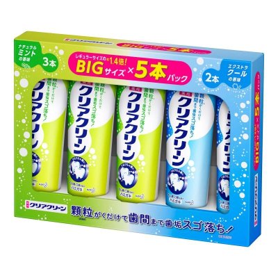 画像1: クリアクリーン ナチュラルミント+エクストラクール 170g x 5本パック CLEAR CLEAN Natural Mint + Extra Cool 170g x 5PK